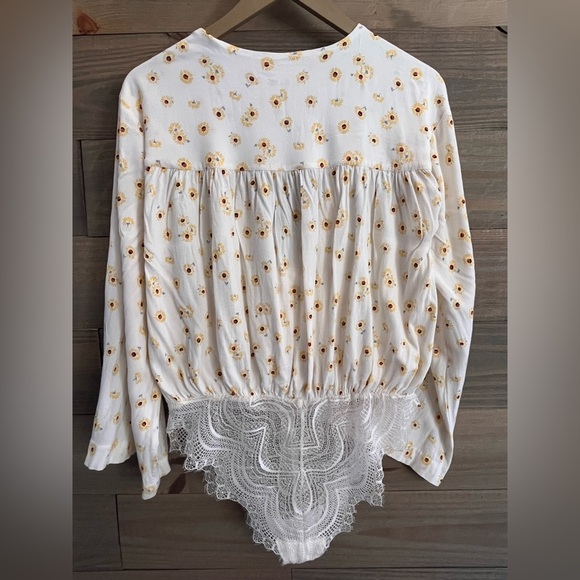 FREE PEOPLE FALL SUNFLOWER BODY SUIT - Picture 6 of 7